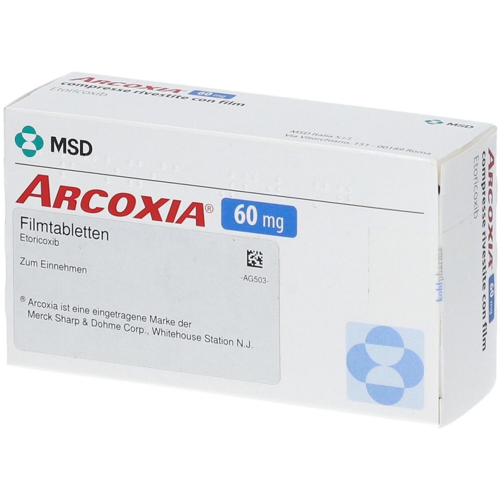 ARCOXIA 60mg USA